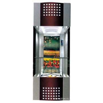 Полукарскую украшенную зеркальным стеклянным стеклом осмотр лифта лифта лифта лифта лифта